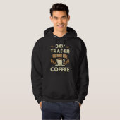 Börsenhändler einfach Kaffee-Händler hinzufügen Hoodie (Vorne ganz)