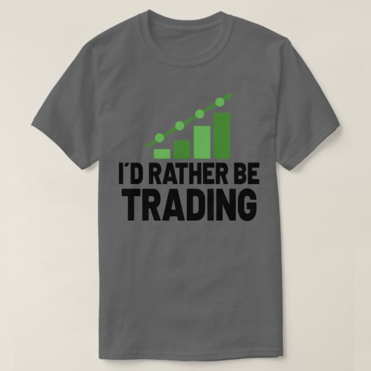 Börsenhändler Forex Trader Investor Trading T-Shirt (Design vorne)
