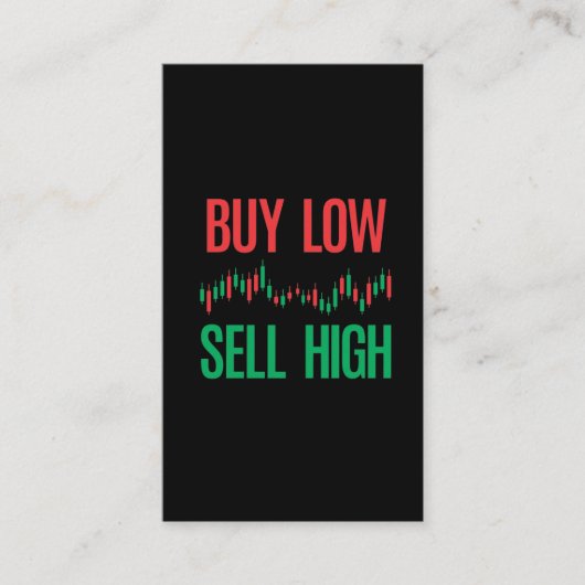 Börsenhändler für Devisenhandel Visitenkarte (Vorderseite)