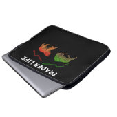 Börsenhändler Geschenke Day Trading Geschenk Markt Laptopschutzhülle (Vorne Knopf)