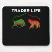 Börsenhändler Geschenke Day Trading Geschenk Markt Mousepad (Vorne)