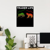Börsenhändler Geschenke Day Trading Geschenk Markt Poster (Heimbüro)