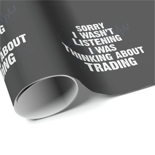 Börsenhändler Investor Day Trader Geschenkpapier (Rolleneckpunkt)