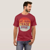 Börsenhändler Retro Vintage Funny Gift T-Shirt (Vorne ganz)