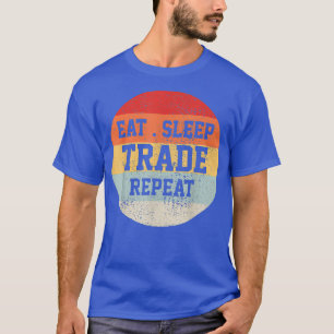 Börsenhändler Retro Vintages, lustiges Geschenk T-Shirt