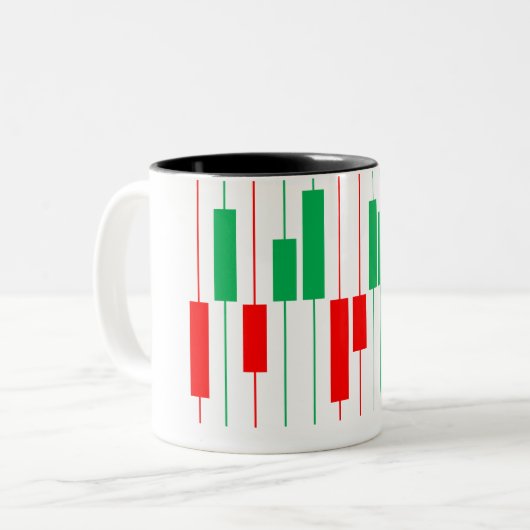 Börsenhemd Zweifarbige Tasse (Vorderseite Links)