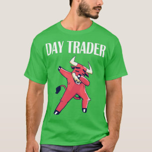 Börsenkapitalismus Daytrader Dabbing Bull T-Shirt
