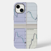 Börsenkartografien in vier Fenstern geöffnet Case-Mate iPhone Hülle (Rückseite)