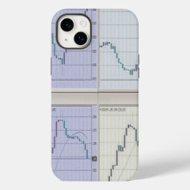 Börsenkartografien in vier Fenstern geöffnet Case-Mate iPhone 14 Plus Hülle