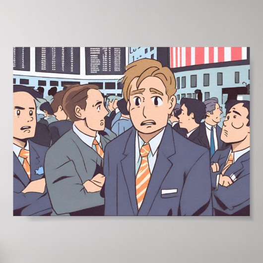 Börsenkrach Poster (Vorne)