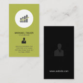 Börsenmakler Visitenkarte (Vorne/Hinten)