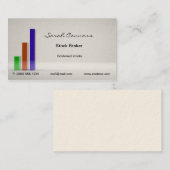 Börsenmakler-Visitenkarte Visitenkarte (Vorne/Hinten)