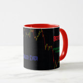 Börsennotierungstabelle Bester Tageshändler Tasse (VorderseiteRechts)