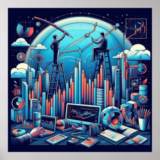 Börsenplakat Poster (Vorne)