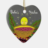 Borshch-Power für die Küche des Kuchens Keramik Ornament (Rechts)