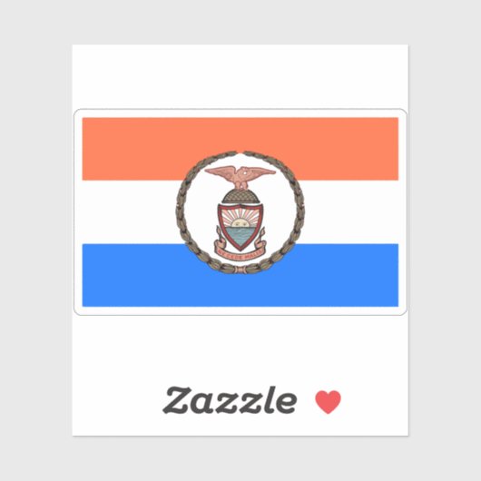 Borstflagge Aufkleber (Blatt)