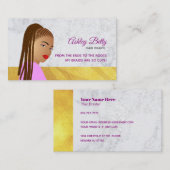 Borten-Slogan-Visitenkarten Visitenkarte (Vorne/Hinten)