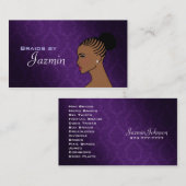 Borten-Visitenkarten Visitenkarte (Vorne/Hinten)