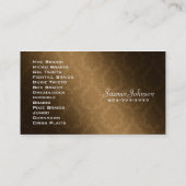 Borten-Visitenkarten Visitenkarte (Rückseite)