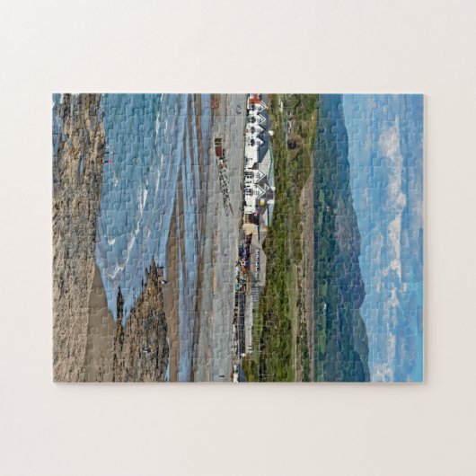 Borth Coastline Jigsaw Puzzle (Horizontal)