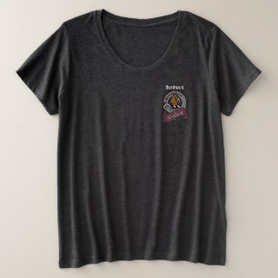 Borthwick-Clan-Abzeichen-Damen-Tasche Große Größe T-Shirt
