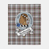 Borthwick Clan Abzeichen Tartan Kariert Fleecedecke (Vorderseite)