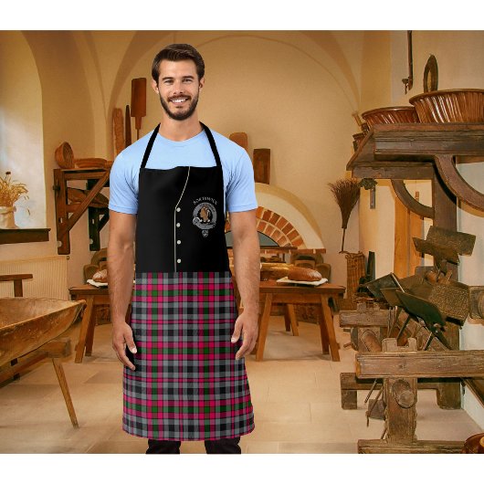 Borthwick Clan Abzeichen & Tartan Kilt Schürze