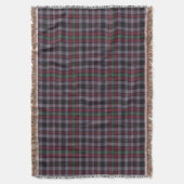 Borthwick Modern Original Scottish Tartan Decke (Vorderseite Vertikal)