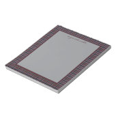 Borthwick Original Scottish Tartan Notepad Notizblock (Rotiert)