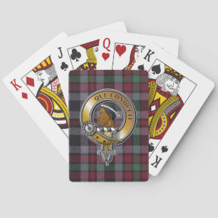 Borthwick Tartan & Abzeichen Spielkarten