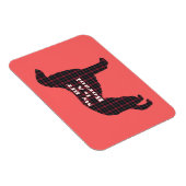 Borzoi-BESTE FREUNDIN Magnet (Rechte Seite)