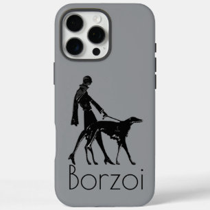 Borzoi iPhone 16 Pro Max Hülle