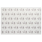 Borzoi, der Hundekunst-Gewebe zeichnet Stoff (Fat Quarter (45,7 x 55,9 cm))