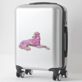 Borzoi Die Cut Vinyl Sticker