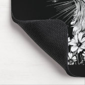 Borzoi Dog Lover Retro Style Tattoo _1 Mousepad (Ecke)