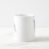 Borzoi Dog Watercolor Design Kaffeetasse (Mittel)