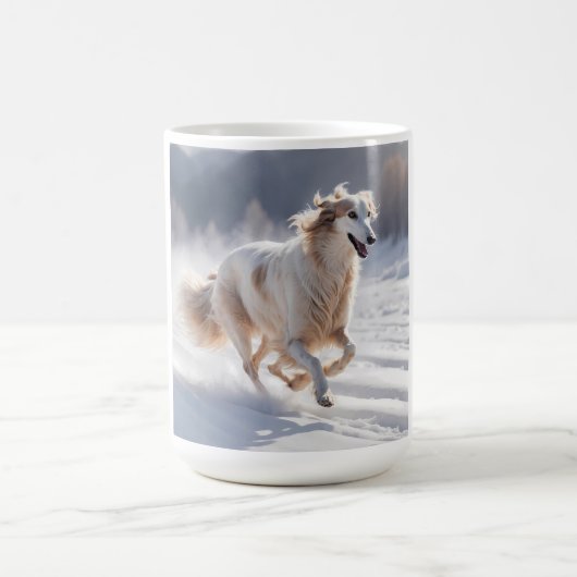 Borzoi Elegant Breed Coffee Tasse (Mittel)
