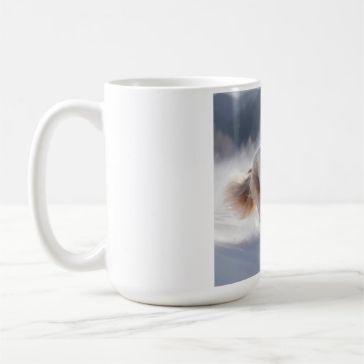 Borzoi Elegant Breed Coffee Tasse (Links)