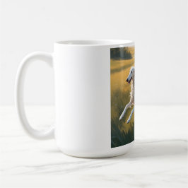 Borzoi Elegant Breed Coffee Tasse