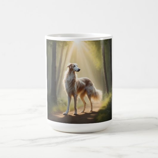Borzoi Elegant Breed Coffee Tasse (Mittel)