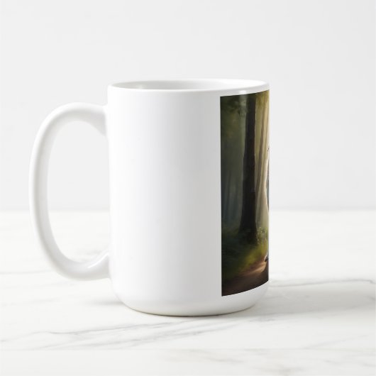 Borzoi Elegant Breed Coffee Tasse (Links)