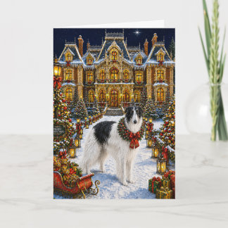 Borzoi-Feiertag  Feiertagskarte