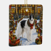 Borzoi-Feiertag Keramikornament (Rechts)