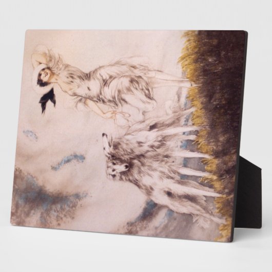 Borzoi Fields Fotoplatte (Seite)