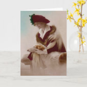 Borzoi-Freund-Karte Karte (Gelbe Blume)