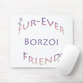 Borzoi Furever Mousepad (Mit Mouse)