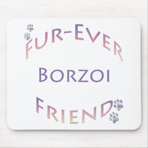 Borzoi Furever Mousepad