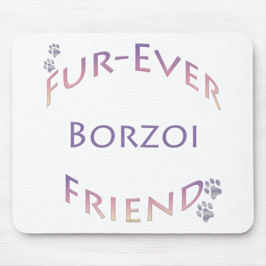 Borzoi Furever Mousepad (Vorne)