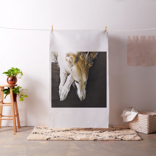 Borzoi-Gewebe Stoff (Beispiel)