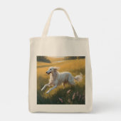 Borzoi Grotto America Tragetasche (Rückseite)